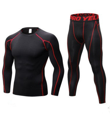 Men's Fitness Running Compression Training Suit Fitness Sportswear - MAGM Enterprises LLC