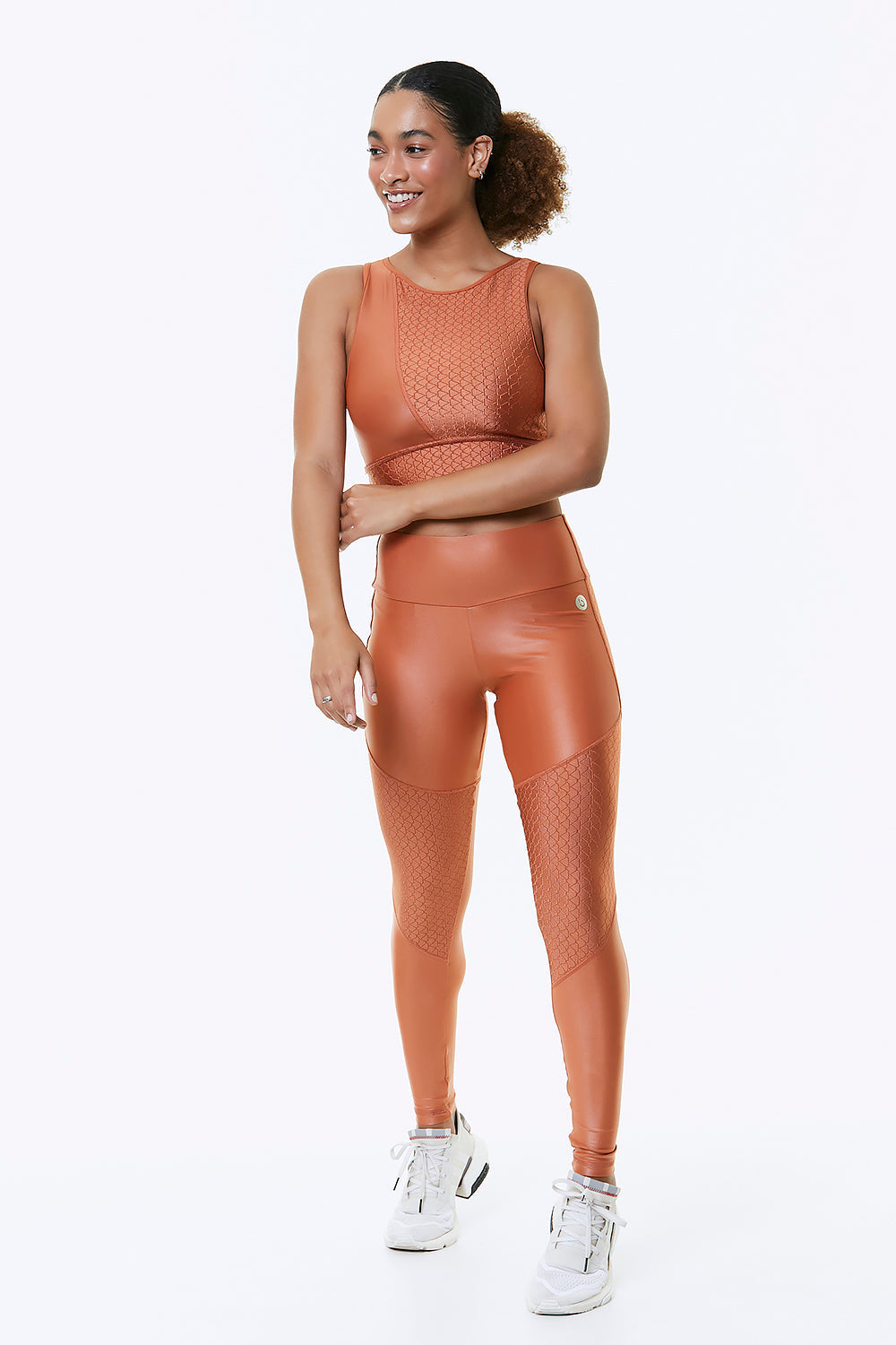 ORANGE BLOSSOM CROPPED SPORTS BRA - MAGM Enterprises LLC