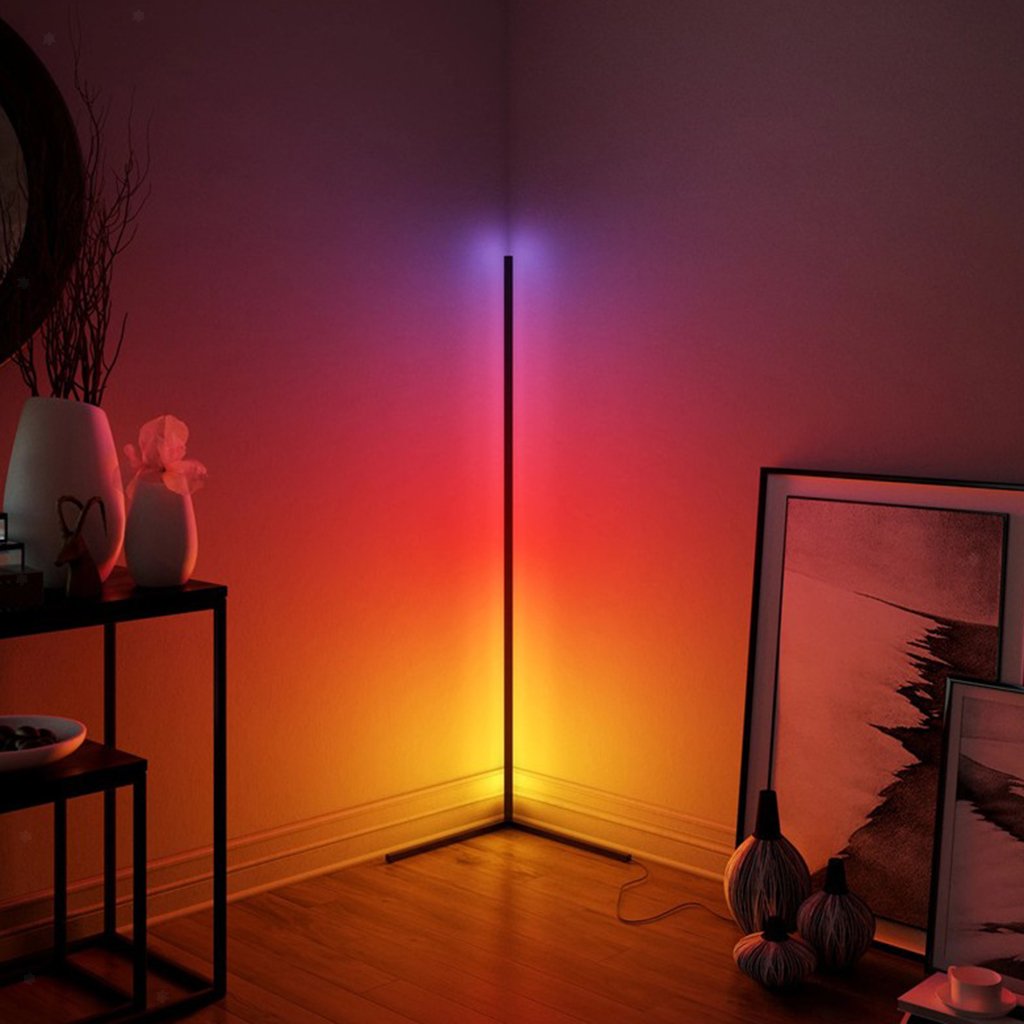 RGBCW Corner Floor Lamp - Mag Max Mart