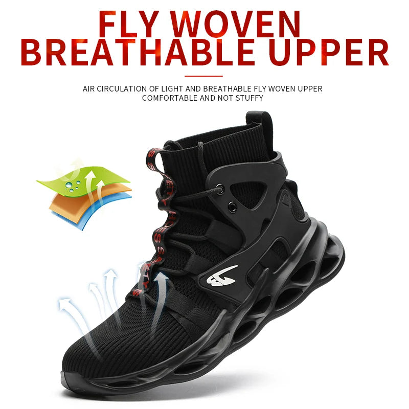 Breathable Men's Safety Shoes Waterproof SRA - MAGM Enterprises LLC