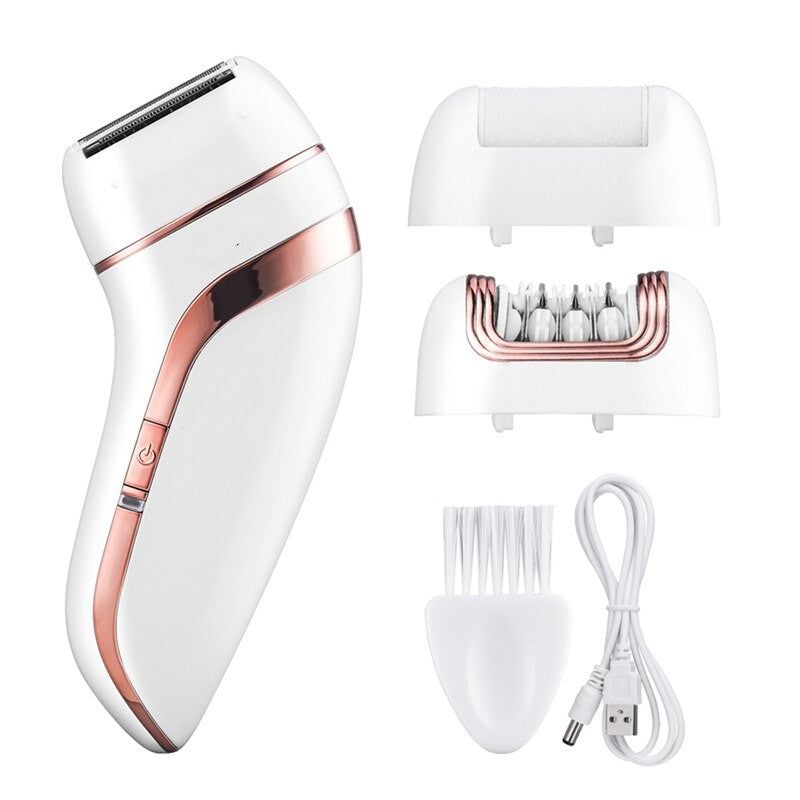 Epilator for Women 3 In 1 Electric Shaving Hair Removal Trimmer Bikini - Mag Max Mart