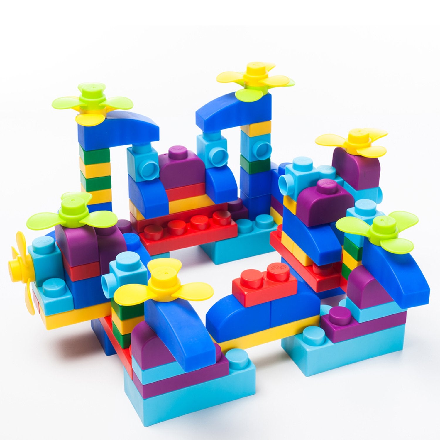 UNiPLAY Soft Building Blocks Plus Series 122pcs Primary Color - Mag Max Mart