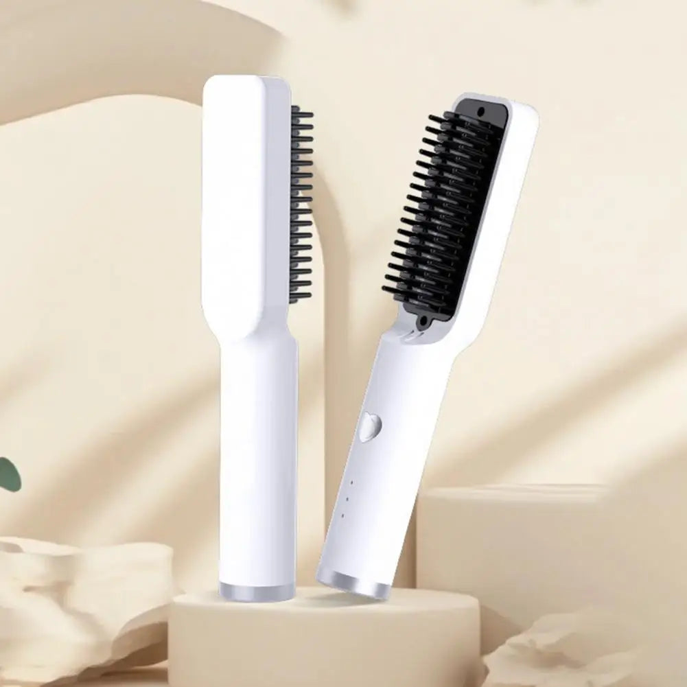 Hair Straightening Comb Portable Wireless Hair Straightener Brush for - MAGM Enterprises LLC