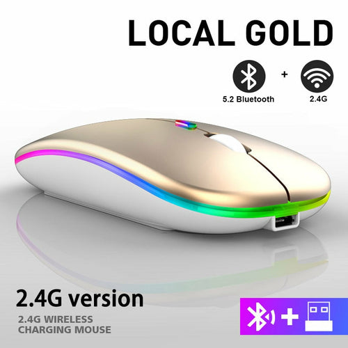 RGB Wireless Bluetooth Mouse - Mag Max Mart