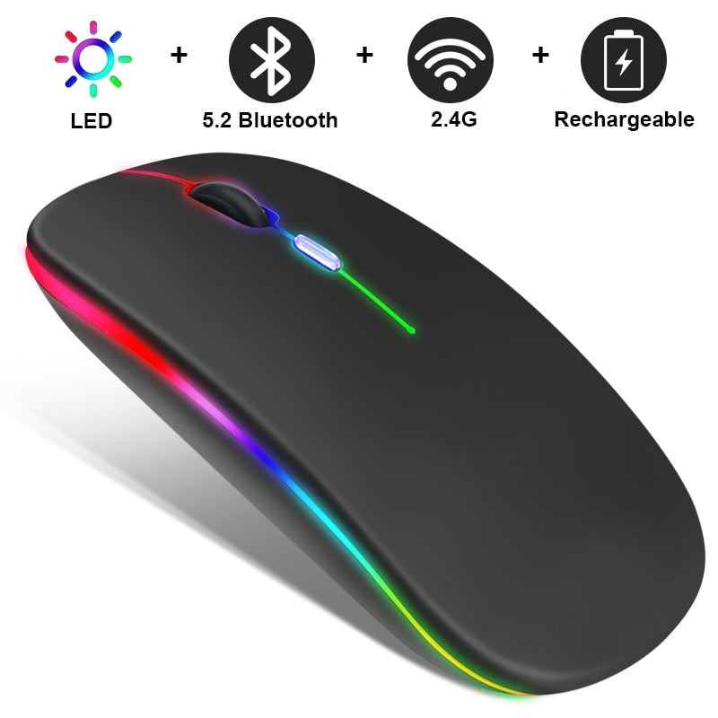 RGB Wireless Bluetooth Mouse - Mag Max Mart