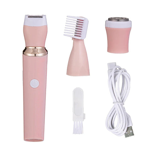 3 in 1 Electric Hair Remover Rechargeable Lady Shaver Trimmer Eyebrow - MAGM Enterprises LLC