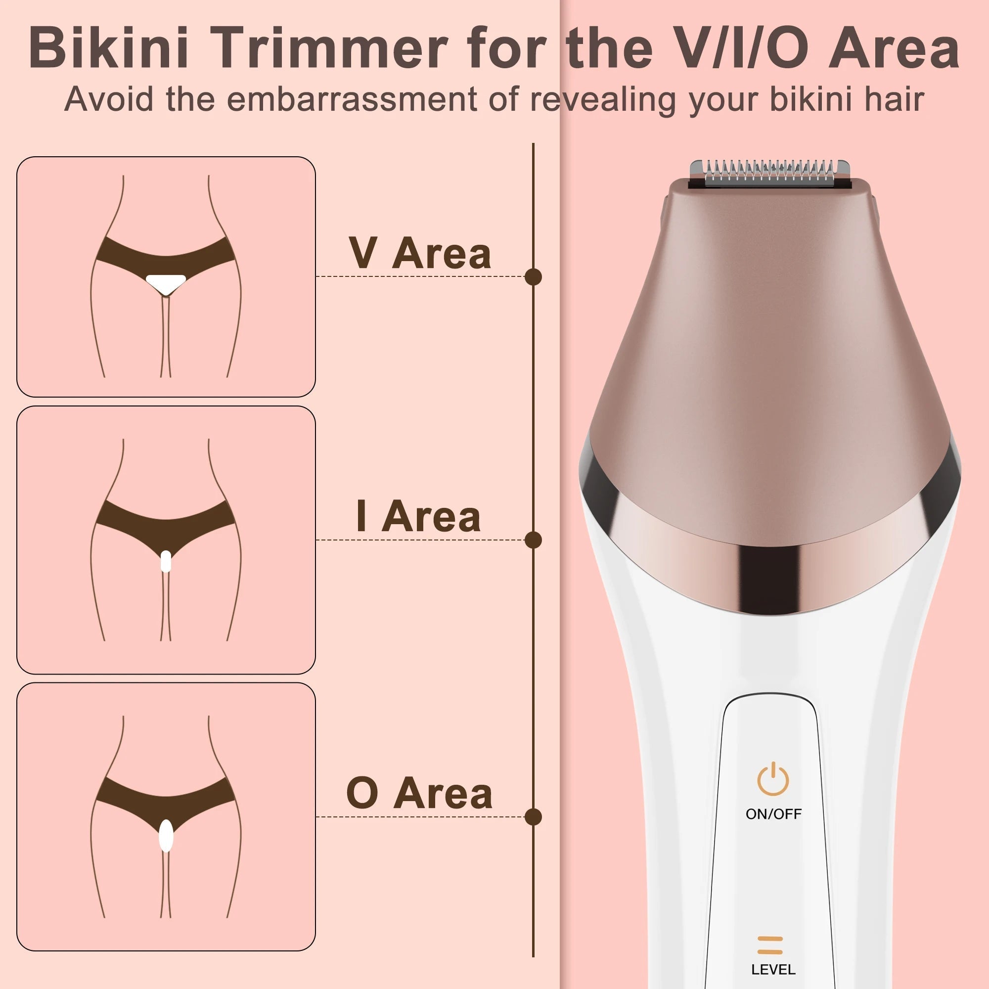 Electric Epilator Hair Removal for Women 5 in 1 Shaver for Legs Arms - Mag Max Mart