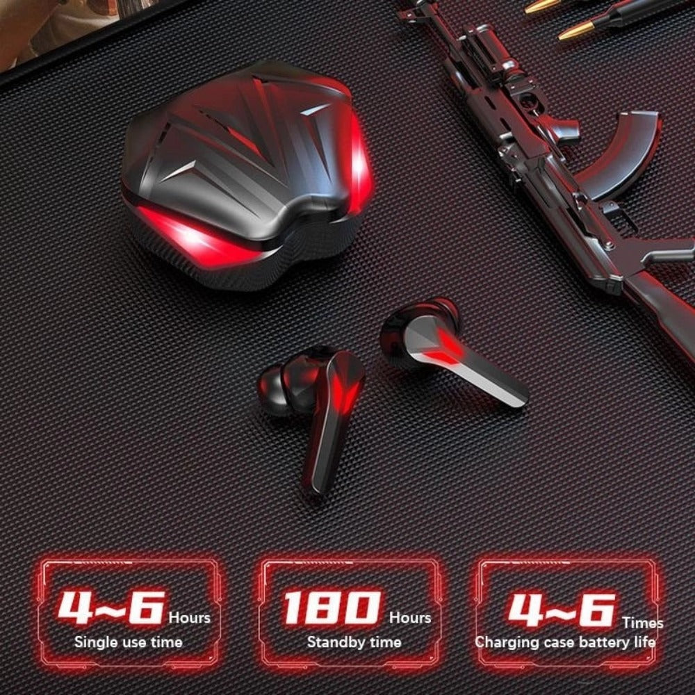 Dragon Red Flame Bluetooth Earbuds - Mag Max Mart