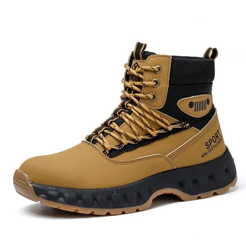 New Safety Shoes Men Boots High Top Work Sneakers Steel Toe Cap - MAGM Enterprises LLC