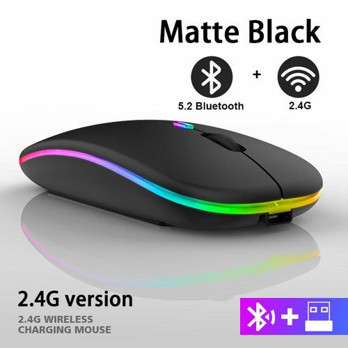 RGB Wireless Bluetooth Mouse - Mag Max Mart