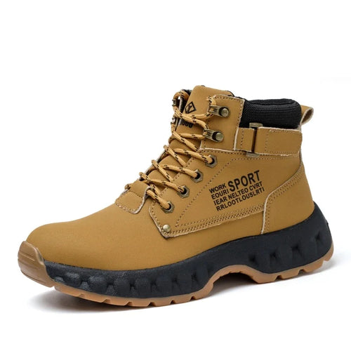 New Safety Shoes Men Boots High Top Work Sneakers Steel Toe Cap - MAGM Enterprises LLC