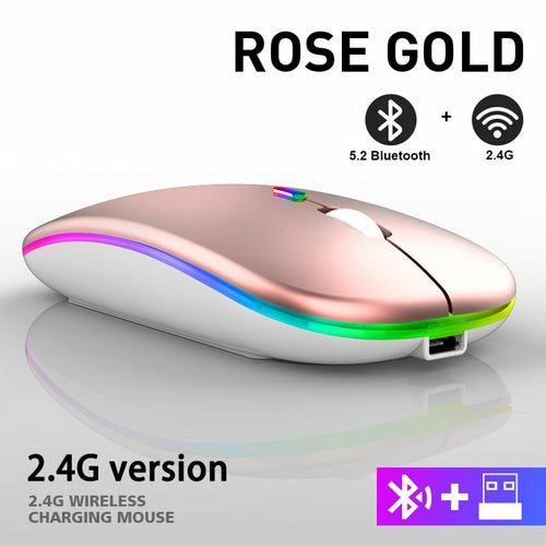 RGB Wireless Bluetooth Mouse - Mag Max Mart