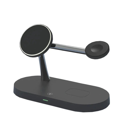 Desktop Magnetic Wireless Charging Station with Built in Lights - Mag Max Mart