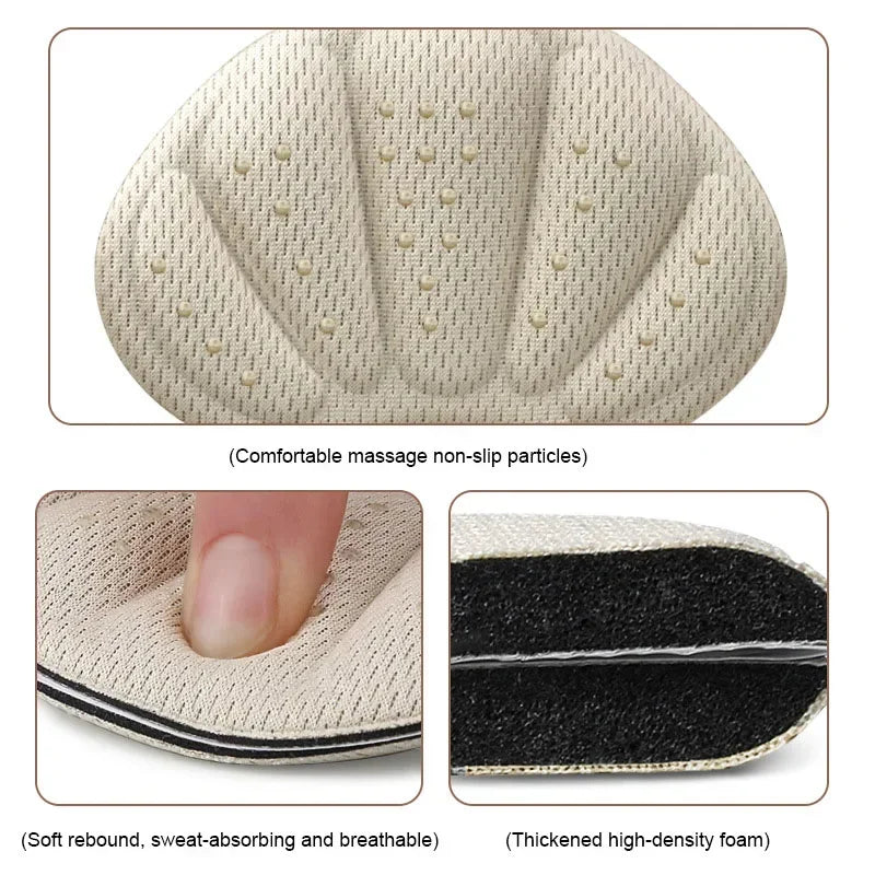 Soft Heel Pad Stickers Women's Memory Sponge Half Insoles - MAGM Enterprises LLC