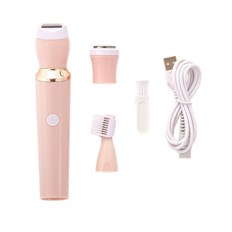 3 in 1 Electric Hair Remover Rechargeable Lady Shaver Trimmer Eyebrow - MAGM Enterprises LLC