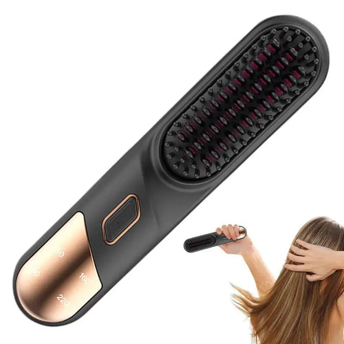 Hair Straightening Brush Fast Heating Negative Ion Hair Straightener - MAGM Enterprises LLC