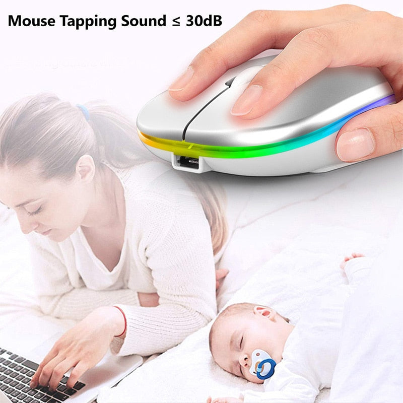 RGB Wireless Bluetooth Mouse - Mag Max Mart