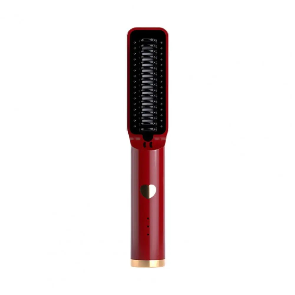 Hair Straightening Comb Portable Wireless Hair Straightener Brush for - MAGM Enterprises LLC