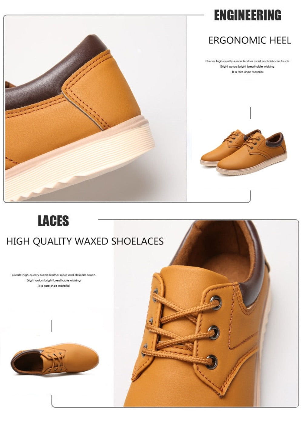 Mens Casual Flat Oxford Sneakers - MAGM Enterprises LLC