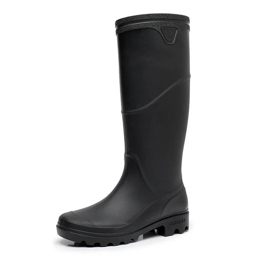 2023 Men's Tall Rain Boots Fashion Work Waterproof Protective Solid - MAGM Enterprises LLC