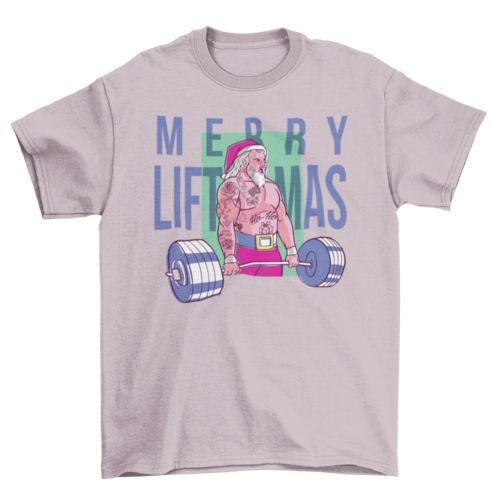 Merry liftmas tattoo T-shirt for MEN - Mag Max Mart