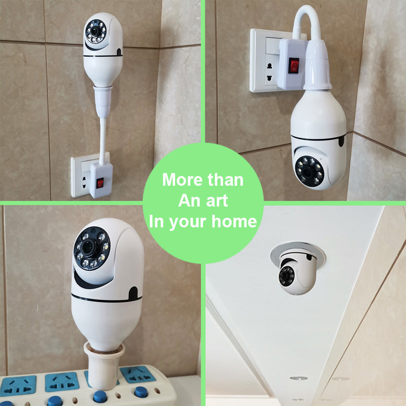 WiFi CAMERA 1080P Bulb 4X Zoom Camera E27 Home 5GWiFi Alarm Monitor - MAGM Enterprises LLC