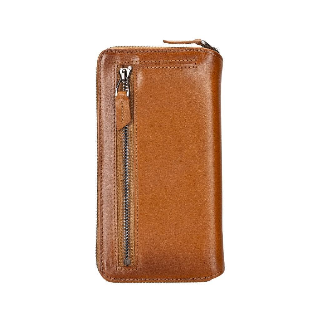 Apple iPhone 14 Series Detachable and Zipper Leather Wallet Case - PMW - Mag Max Mart