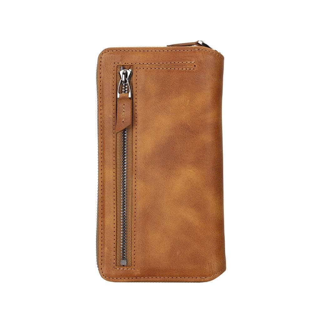 Apple iPhone 14 Series Detachable and Zipper Leather Wallet Case - PMW - Mag Max Mart