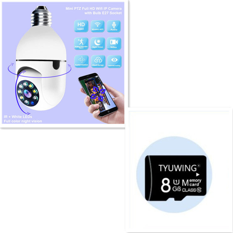 WiFi CAMERA 1080P Bulb 4X Zoom Camera E27 Home 5GWiFi Alarm Monitor - MAGM Enterprises LLC