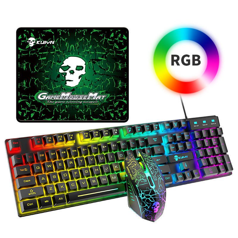 Luminous Keyboard And Mouse Set - Mag Max Mart