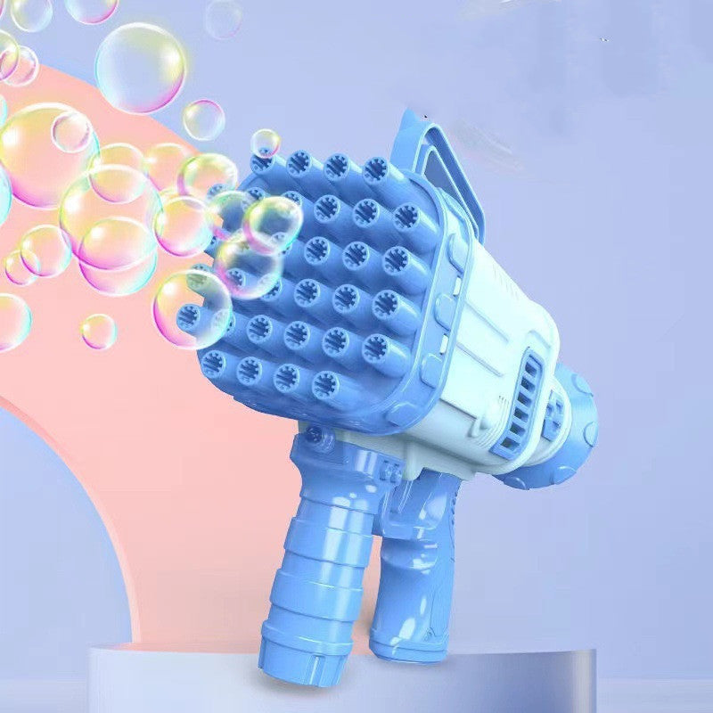 32 Holes Bazooka Bubble Machine Electric Children's Toy Gatling Bubble Gun Automatic Porous - Bubble Gun - MAGM Enterprises LLC