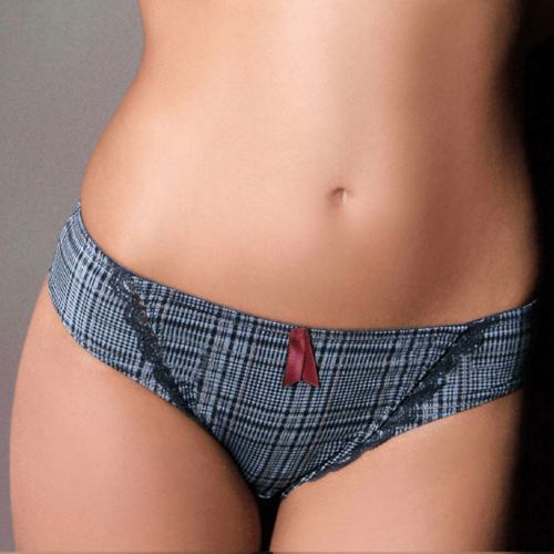 Sassa Sweet Pleasure Plaid Bikini Panty - MAGM Enterprises LLC