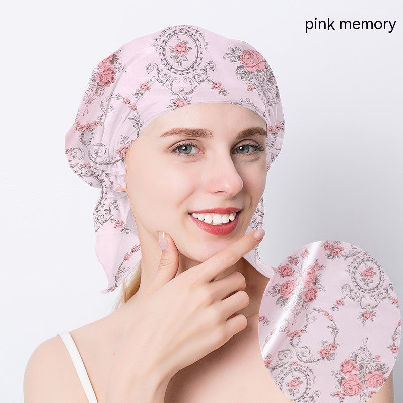 Women's Triangle Mulberry Silk Nightcap - Silk Bonnet for Women - MAGM Enterprises LLC