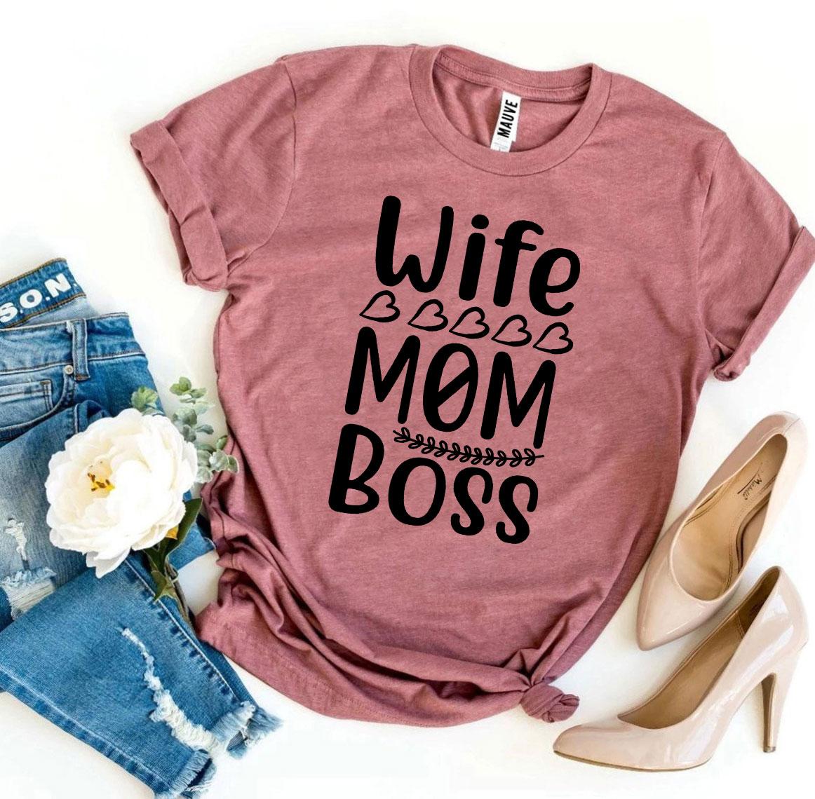 Wife Mom Boss T-shirt Unisex - MAGM Enterprises LLC