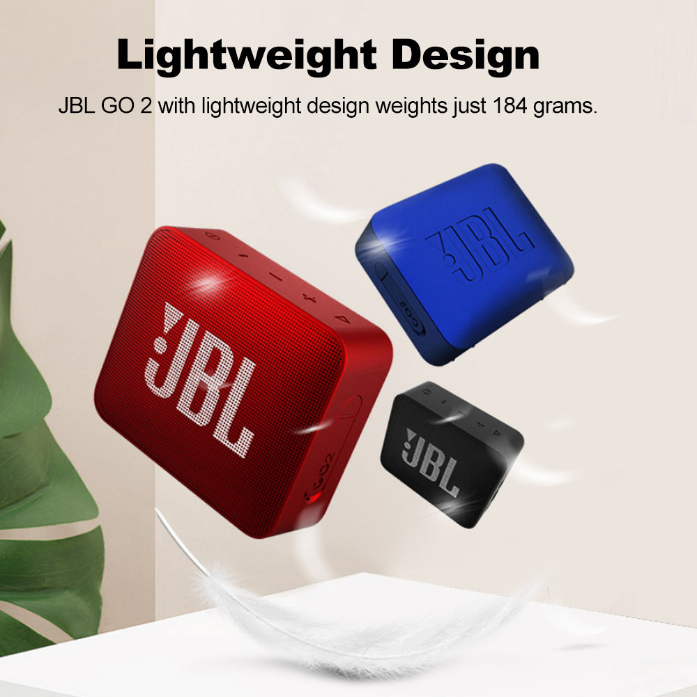 IPX7 Waterproof Wireless Portable JBL GO2 Bluetooth Speaker - Mag Max Mart