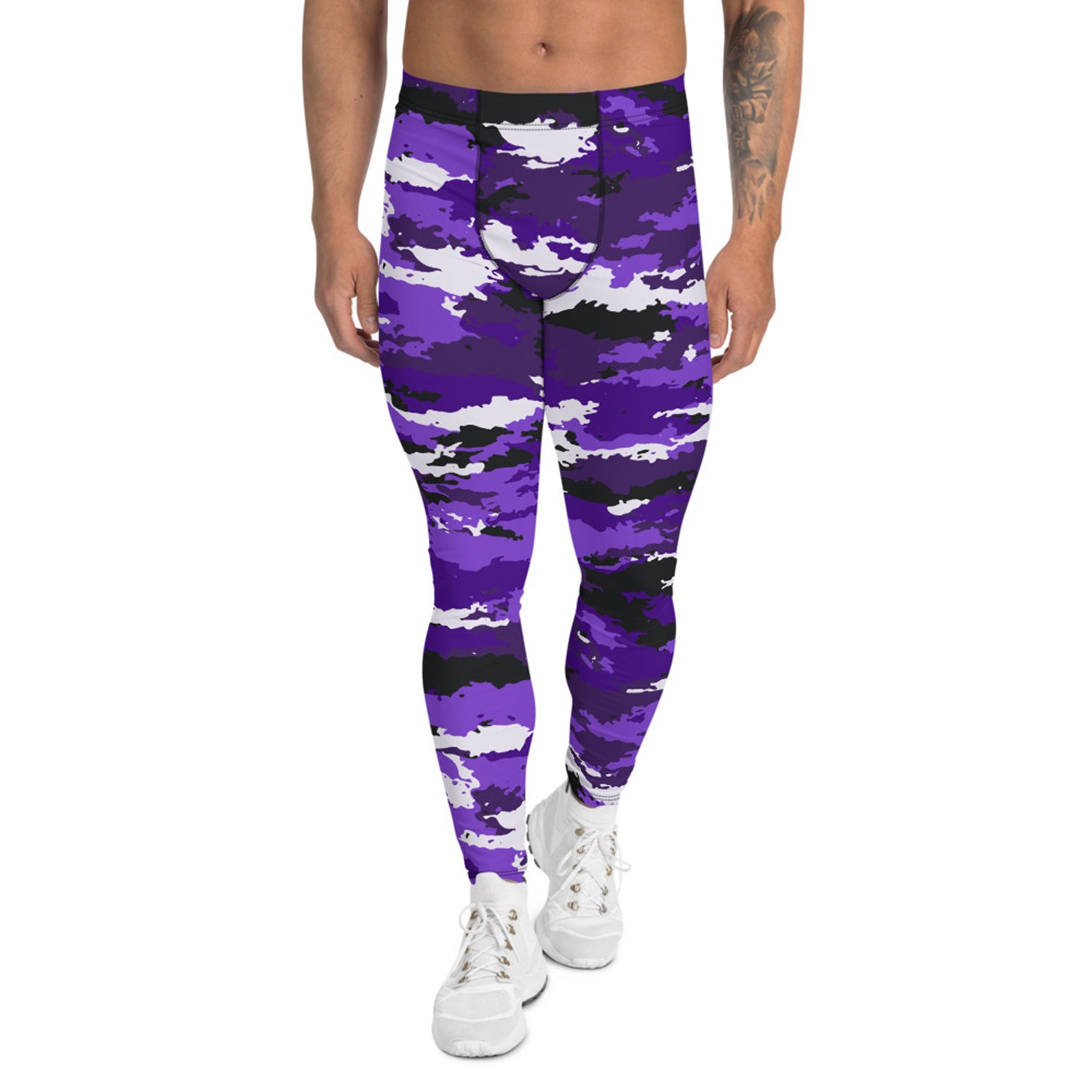 Purple Camo Leggings for Men - MAGM Enterprises LLC