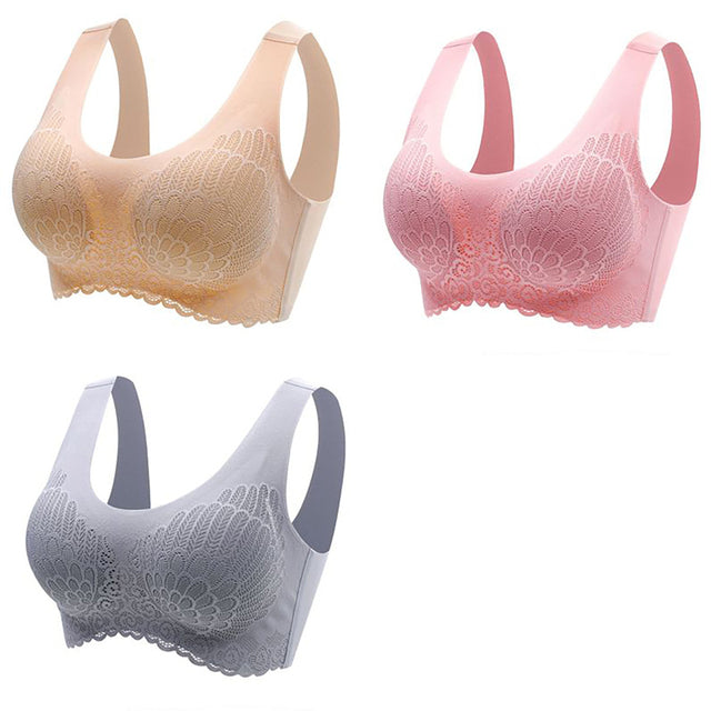 Thai Latex Bra Women 5D Contours Bra Soft Seamless Lace Bra - MAGM Enterprises LLC