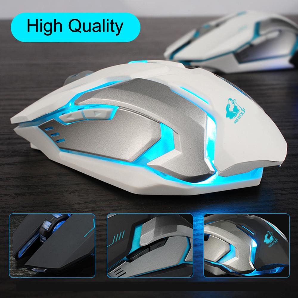 Ninja Dragon Stealth 7 Wireless Silent LED Gaming Mouse - Mag Max Mart