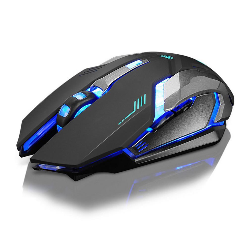 Ninja Dragon Stealth 7 Wireless Silent LED Gaming Mouse - Mag Max Mart