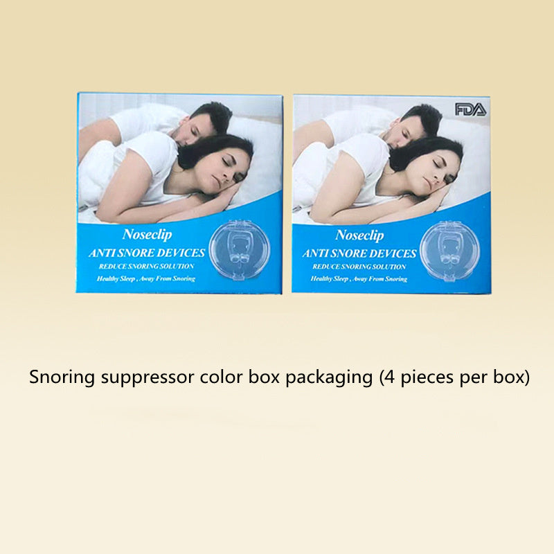 Silicone Magnetic Anti Snore Stop Snoring Nose Clip Sleep Tray Sleeping Aid Apnea Guard Night Device - MAGM Enterprises LLC