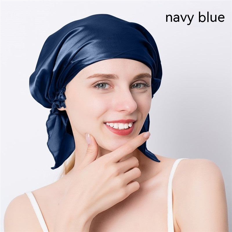 Women's Triangle Mulberry Silk Nightcap - Silk Bonnet for Women - MAGM Enterprises LLC