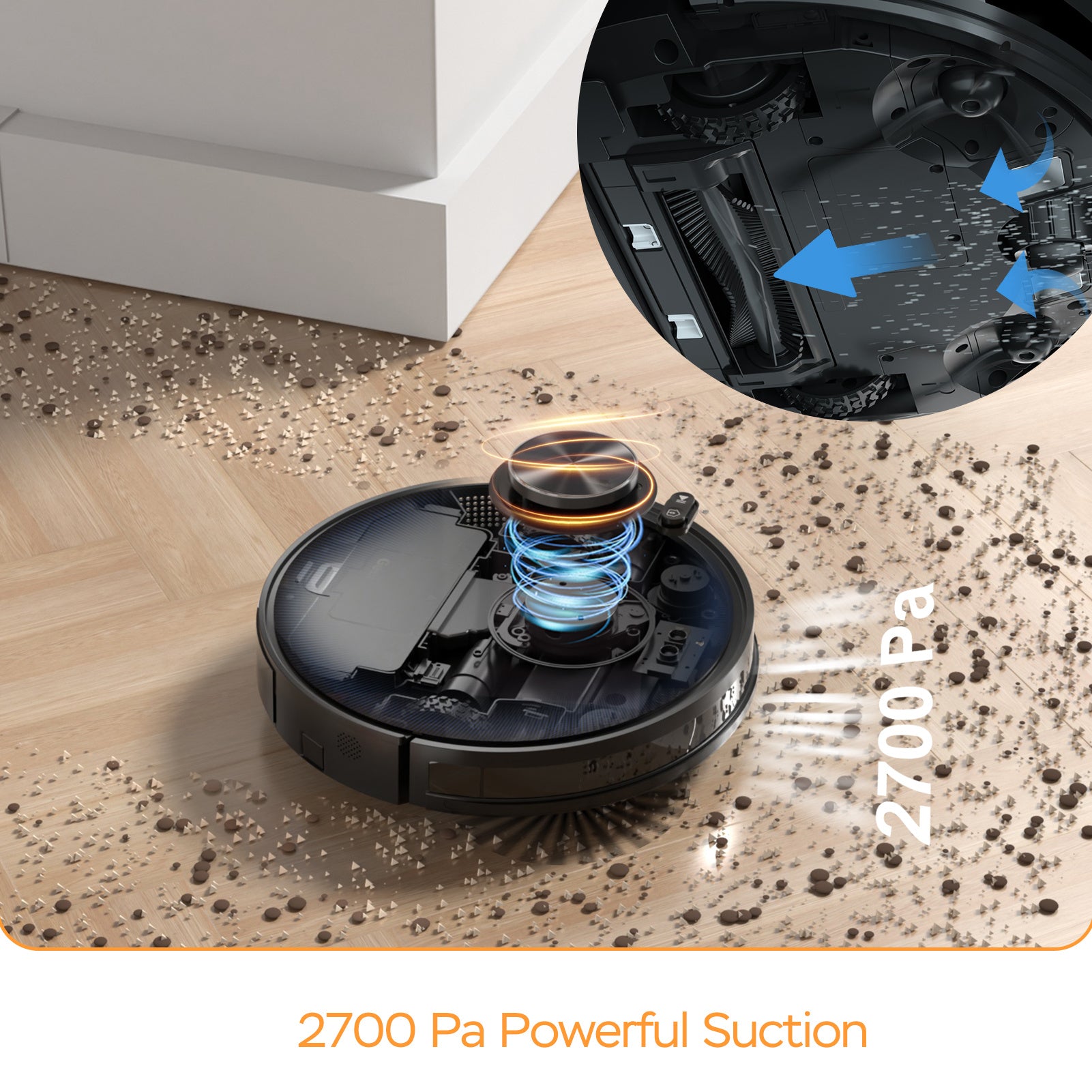 Geek Smart L7 Robot Vacuum Cleaner And Mop, LDS Navigation, & Wifi Connected - HOME VACUUM ROBOT - MAGM Enterprises LLC