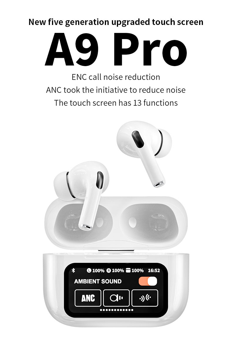 Wireless Earbuds Bluetooth 5.3 - ENC Noise Cancelling In-Ear Earbuds With Wireless Charging Case LED Display Deep Bass Earphones Headset With Built-in Mic Fifth Generation - MAGM Enterprises LLC