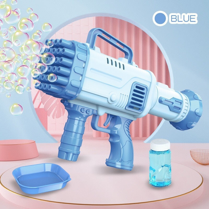 32 Holes Bazooka Bubble Machine Electric Children's Toy Gatling Bubble Gun Automatic Porous - Bubble Gun - MAGM Enterprises LLC