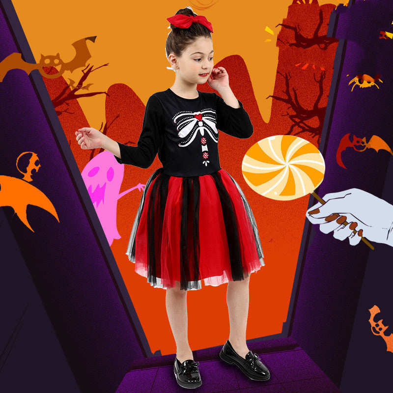 Halloween Costume Child Costume Cosplay Performance Costume Halloween Dress - MAGM Enterprises LLC