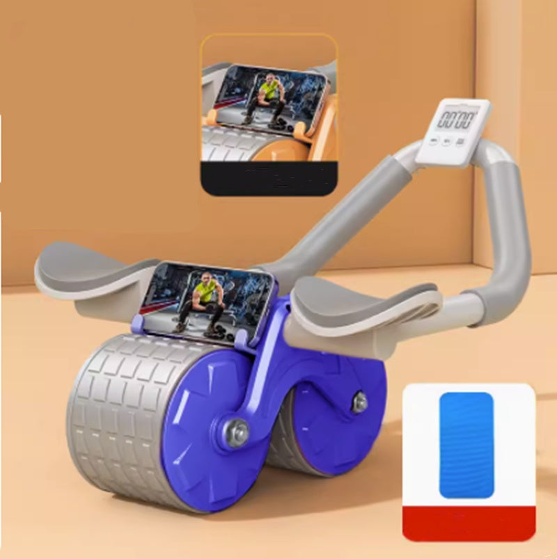 Beginner's Automatic Rebound Belly Wheel Fitness Equipment - MAGM Enterprises LLC