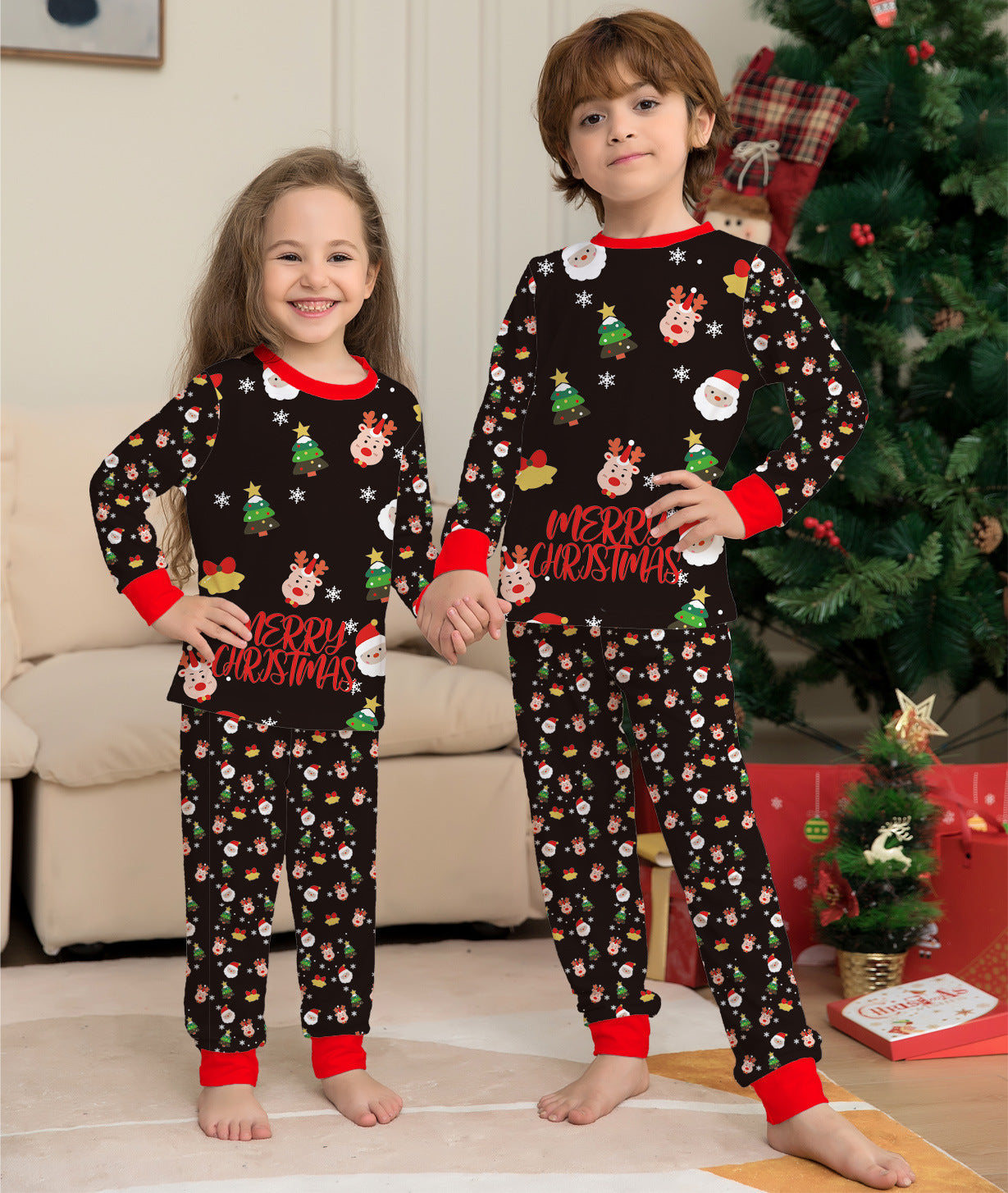 Family Christmas Matching Pajamas Set Christmas Pajamas For Family Christmas PJS Xmas Sleepwear - MAGM Enterprises LLC