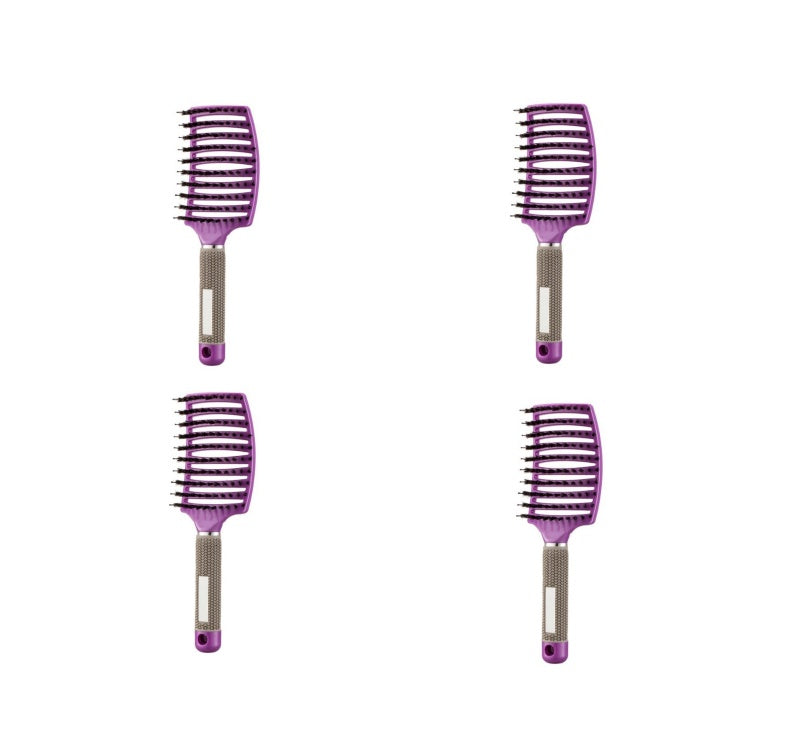 Hairbrush Anti Klit Brushy Haarborstel Women Detangler Hair Brush Bristle Nylon Scalp Massage  Teaser Hair Brush Comb - Mag Max Mart