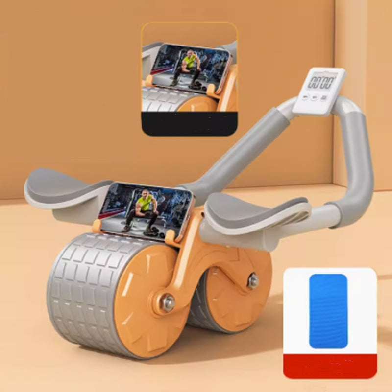 Beginner's Automatic Rebound Belly Wheel Fitness Equipment - MAGM Enterprises LLC