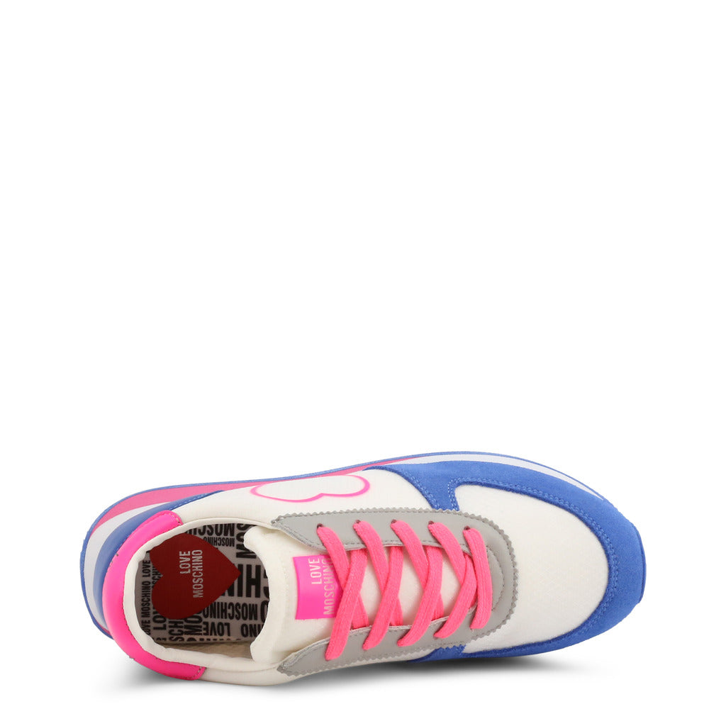 Blue Heart Sneakers Unisex - MAGM Enterprises LLC